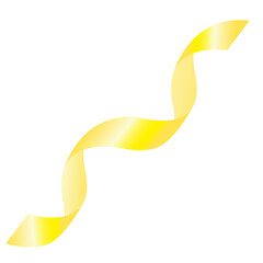 gold yellow metallic ribbon birthday  celebration sale summer party decoration confetti