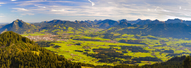 Panorama Landschaft im Allgäu