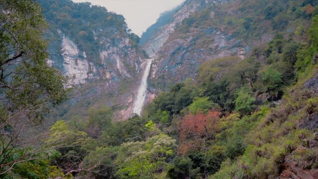 Waterfall in Taroko national park, Taiwan