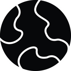 Earth Vector Icon Design Illustration