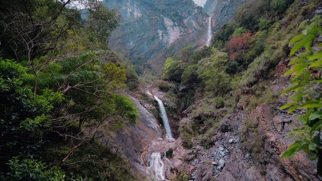 Waterfalls in Taroko national park, Taiwan