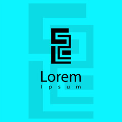 Logo design geometric modern suitable for your identity company