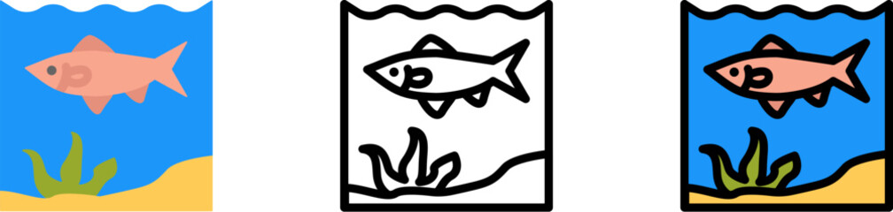 Catalogue, tattoo vector icon in different styles. Line, color, filled outline