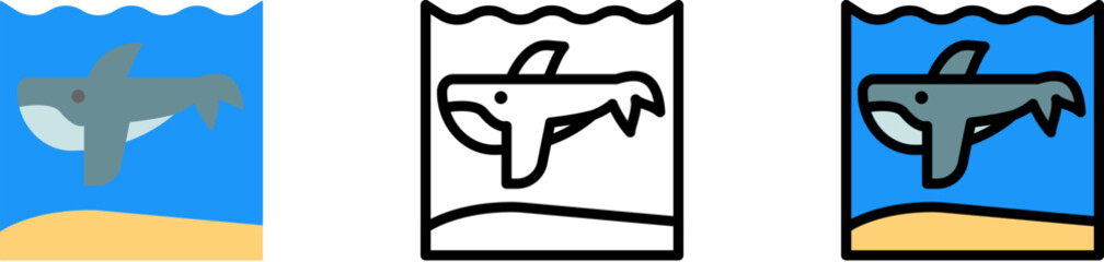 Napkin, tattoo vector icon in different styles. Line, color, filled outline