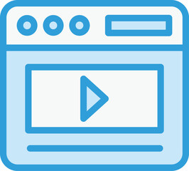 Video Marketing Vector Icon Design Illustration