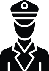 Officer Vector Icon Design Illustration