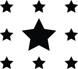 Obraz premium Star Vector Icon Design Illustration