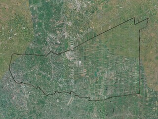 Pathum Thani, Thailand. High-res satellite. No legend