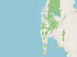 Phang Nga, Thailand. OSM. No legend