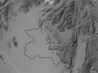 Phitsanulok, Thailand. Grayscale. No legend