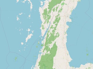 Ranong, Thailand. OSM. No legend