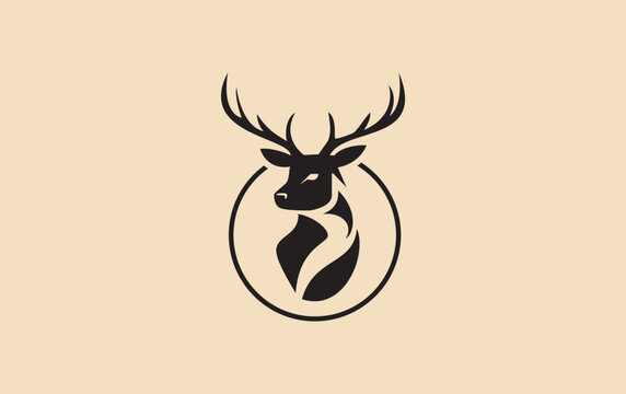 Premium Vector | Deer logo