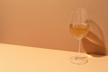 Concept of delicious alcohol drink, tasty wine