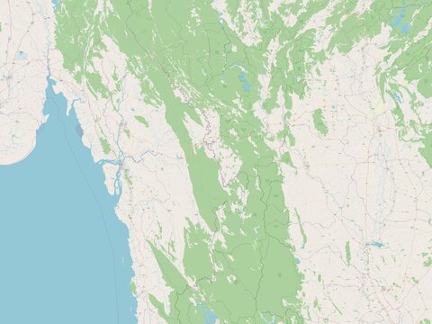 Tak, Thailand. OSM. No legend