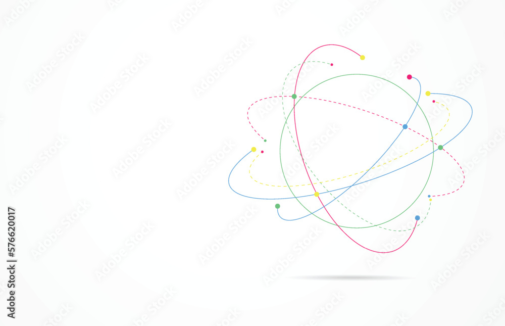 Poster global network connection. world map point and line composition concept of global business. vector i