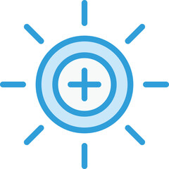 Fototapeta premium Brightness Vector Icon Design Illustration