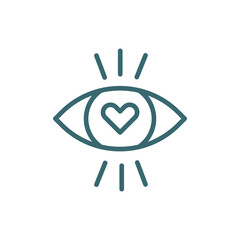 attractive icon. Thin line attractive icon from startup and strategy collection. Outline vector isolated on white background. Editable attractive symbol can be used web and mobile