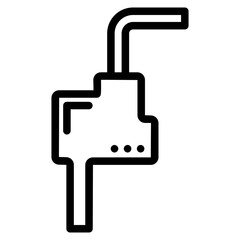 Obraz premium fuel pump line 