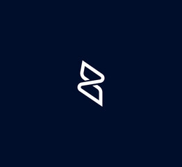 letter z logo. technology business logo design concept template