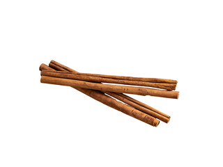 cinnamon sticks isolated on transparent background