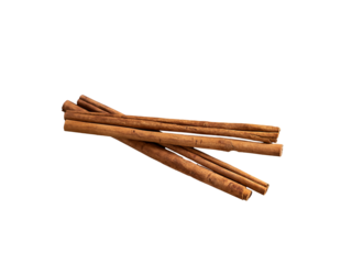 cinnamon sticks isolated on transparent background