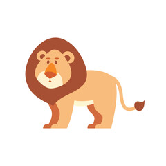 Lion cute cartoon