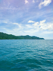 Lemukutan Island Sea Landscape at Bengkayang Regency, West Kalimantan, Indonesia
