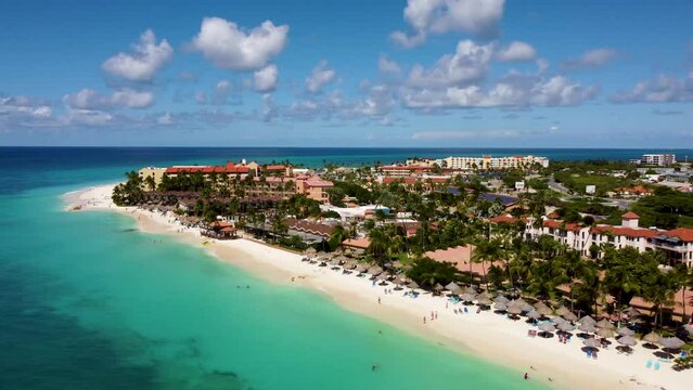 flies over the hotel coast of aruba