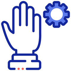 support cogwheel icon