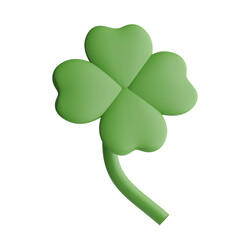 3d four leaf cover icon