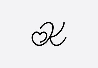 Love font circle sign. love logo design and heart font design by the letters and alphabets