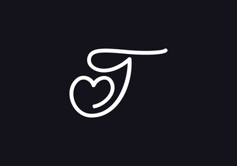 Love font circle sign. love logo design and heart font design by the letters and alphabets