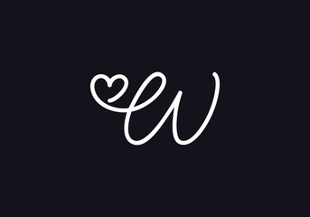 Love font circle sign. love logo design and heart font design by the letters and alphabets