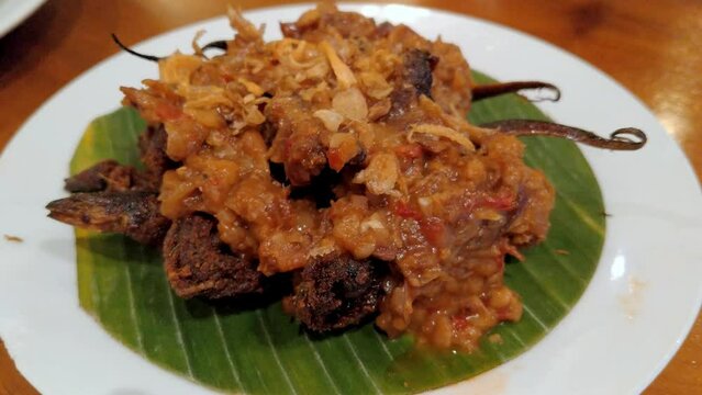 fried eel chili belut sambal pan right