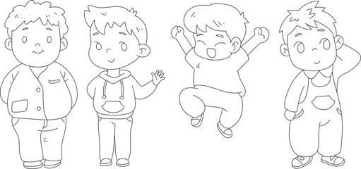 student cartoon character collectionFree Vectorsvg