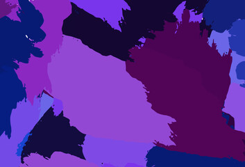 Light Pink, Blue vector background with abstract shapes.