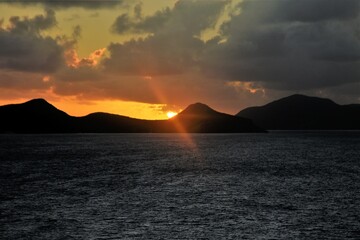 Sonnenaufgang &uuml;ber Antigua