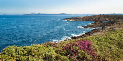 Fototapeta na wymiar View from Hercules Tower Lighthouse, La Coruña, Spain, Europe