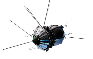 Spaceship Vostok-1 isolated. PNG format with transparency background - 576641421