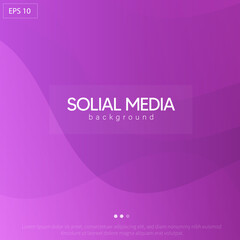 Abstract purple background, Banner, Social media banner