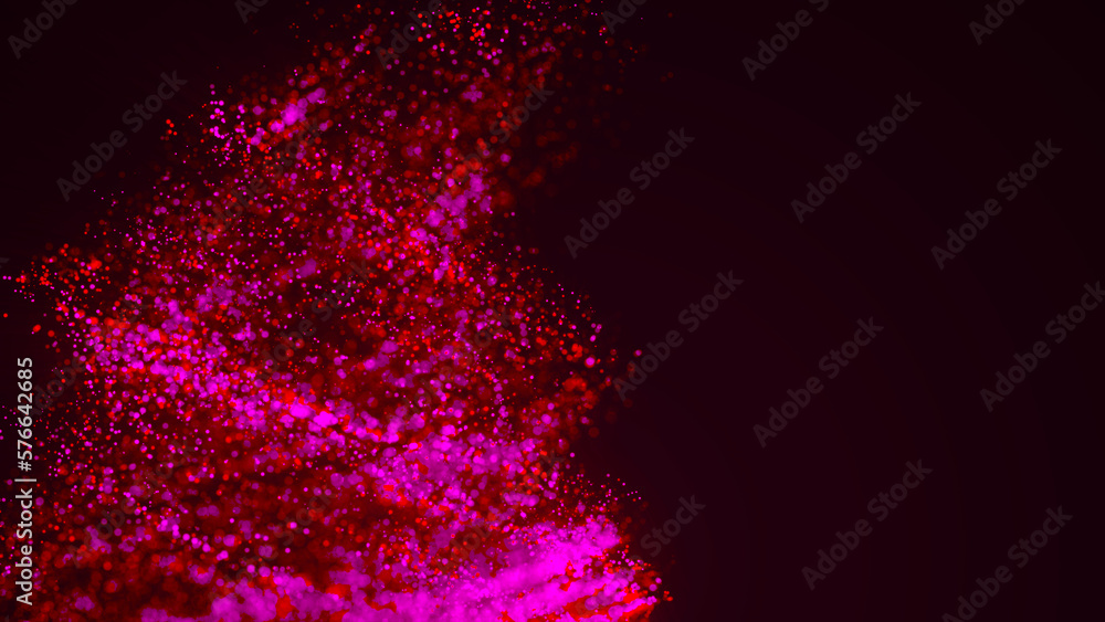 Poster particle tornado, motion background. abstract background with connecting dots. vortex. whirlpool bri