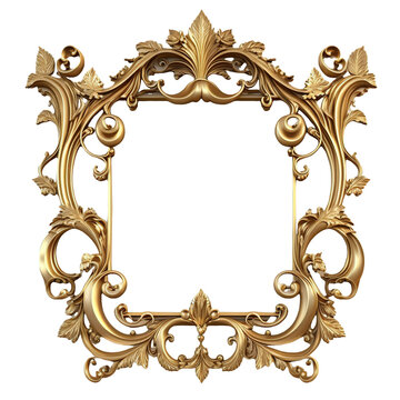 The Perfect Frame for Your Treasured Memories - Classic Gold Photo Frame made with Generative AI