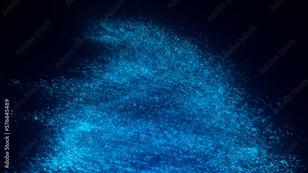 Poster particle tornado, motion background. abstract background with connecting dots. vortex. whirlpool bri