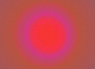 grainy circle gradient, warm energy, red, pink