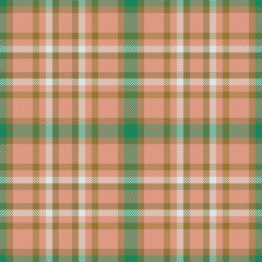 Check texture tartan. Seamless plaid pattern. Vector fabric textile background.