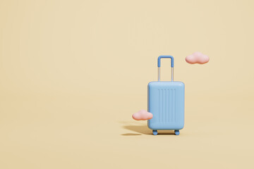 Obraz premium 3d rendering traveling title picture