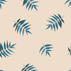 seamless pattern with leaves