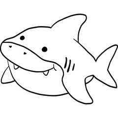 Baby Shark, Shark illustration, fish, sea creature 