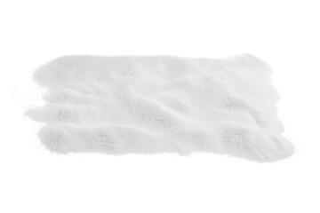 The sand scattering isolated on white background