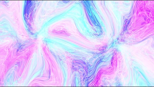 抽象的　マーブリング　モーショングラフィックス
